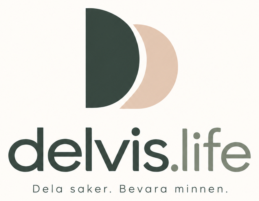 Delvis.life – Dela saker. Bevara minnen.